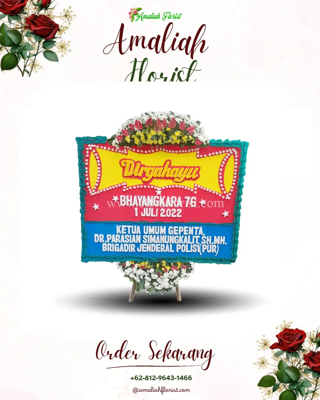 Papan Bunga HUT Ulang Tahun Purwakarta